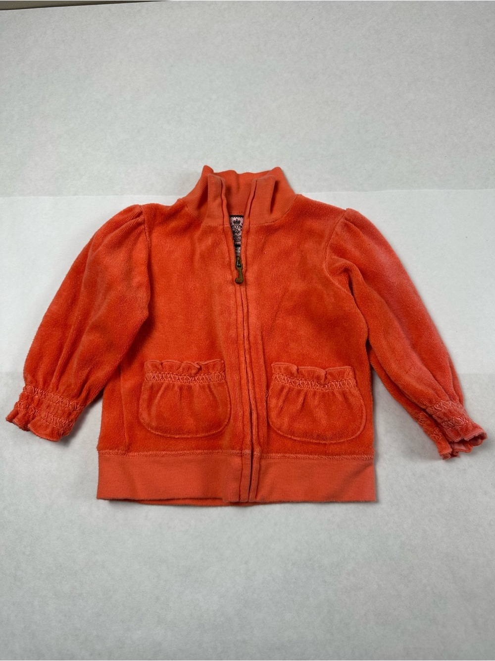 Juicy Couture Kids Coral Zip-Front Fleece Jacket